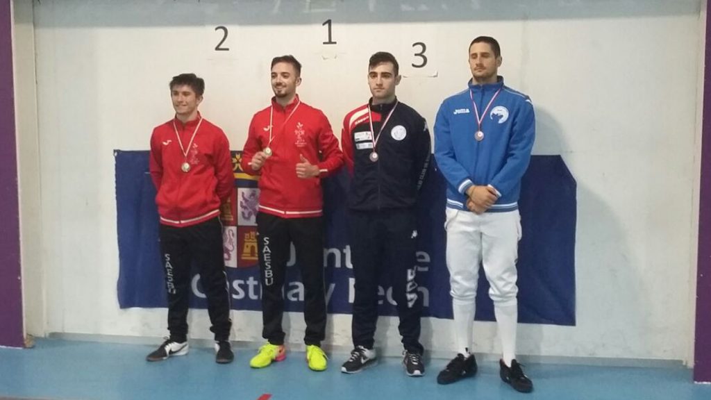 Podio sénior masculino